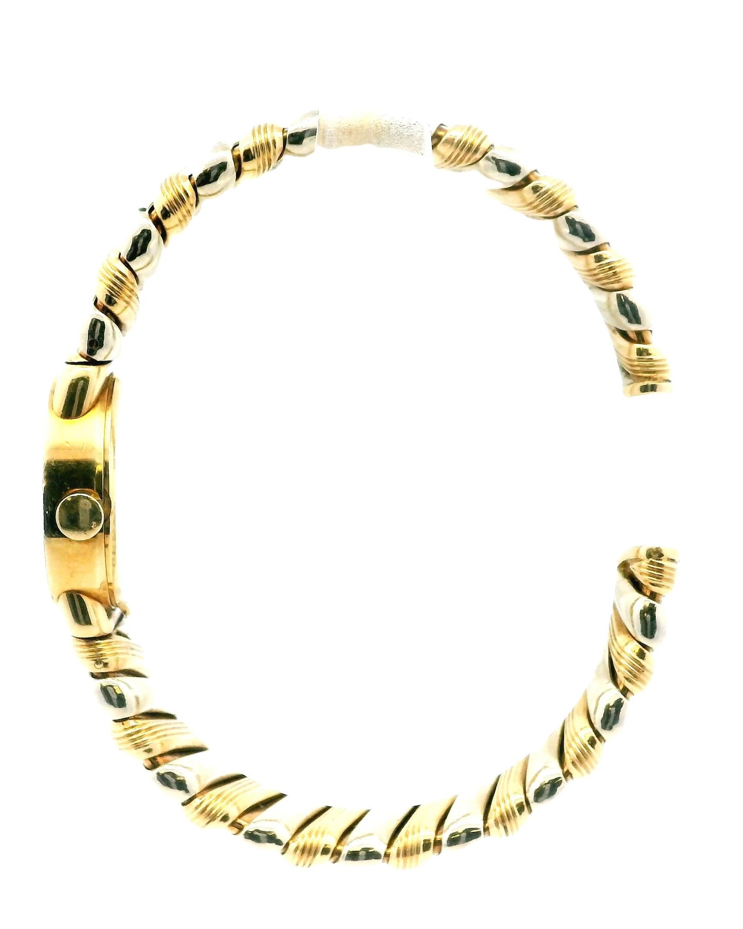 Bvlgari Tubogas BB19 2T 18K Yellow & White Gold Ladies Watch