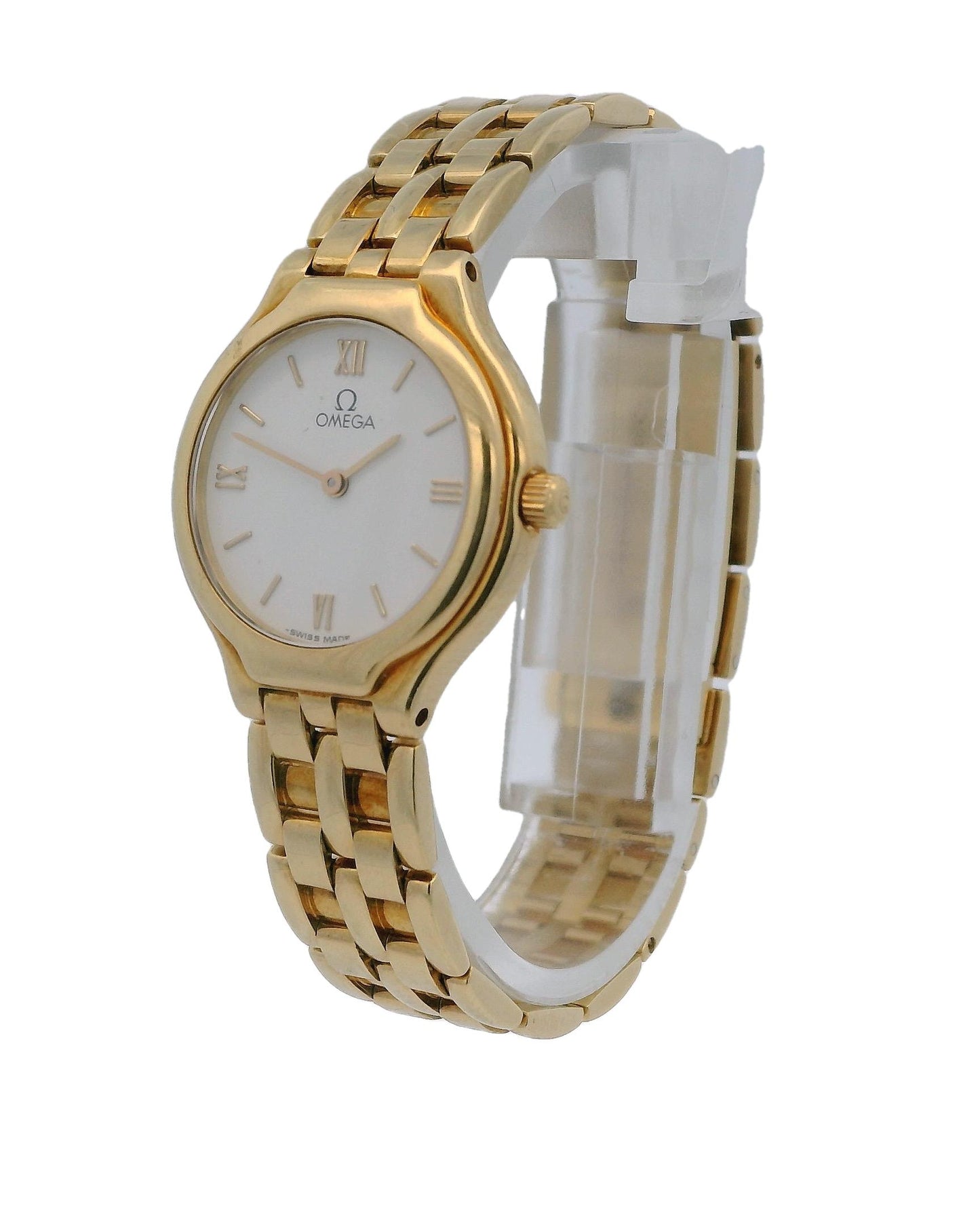 Omega DeVille 18K Yellow Gold Ladies Watch