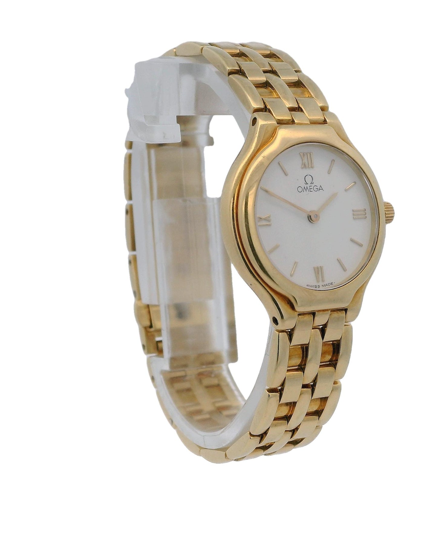 Omega DeVille 18K Yellow Gold Ladies Watch