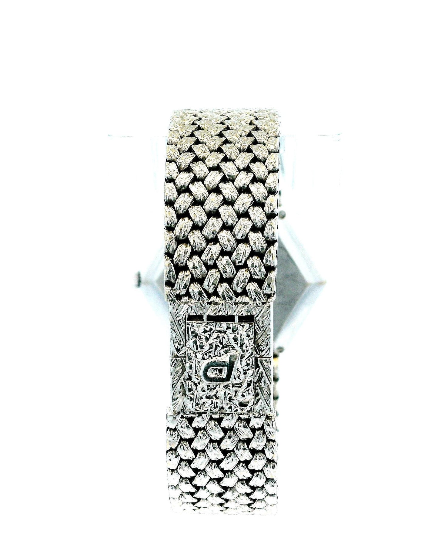 Piaget 18k White Gold Onyx & Pave Dial Ladies Watch