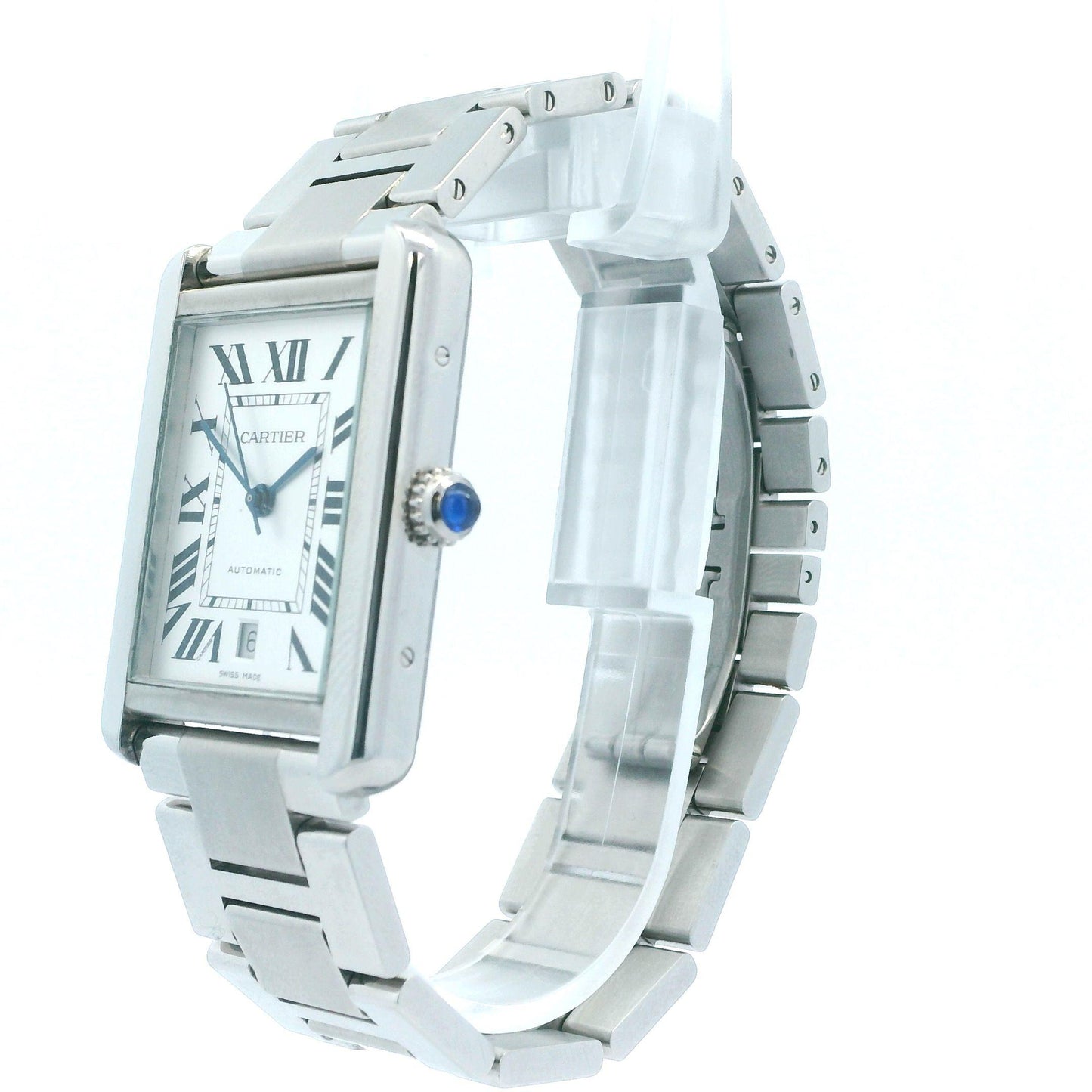 Cartier Tank Solo XL W5200028/3800 Stainless Steel Watch Box Papers(Pre-Owned)