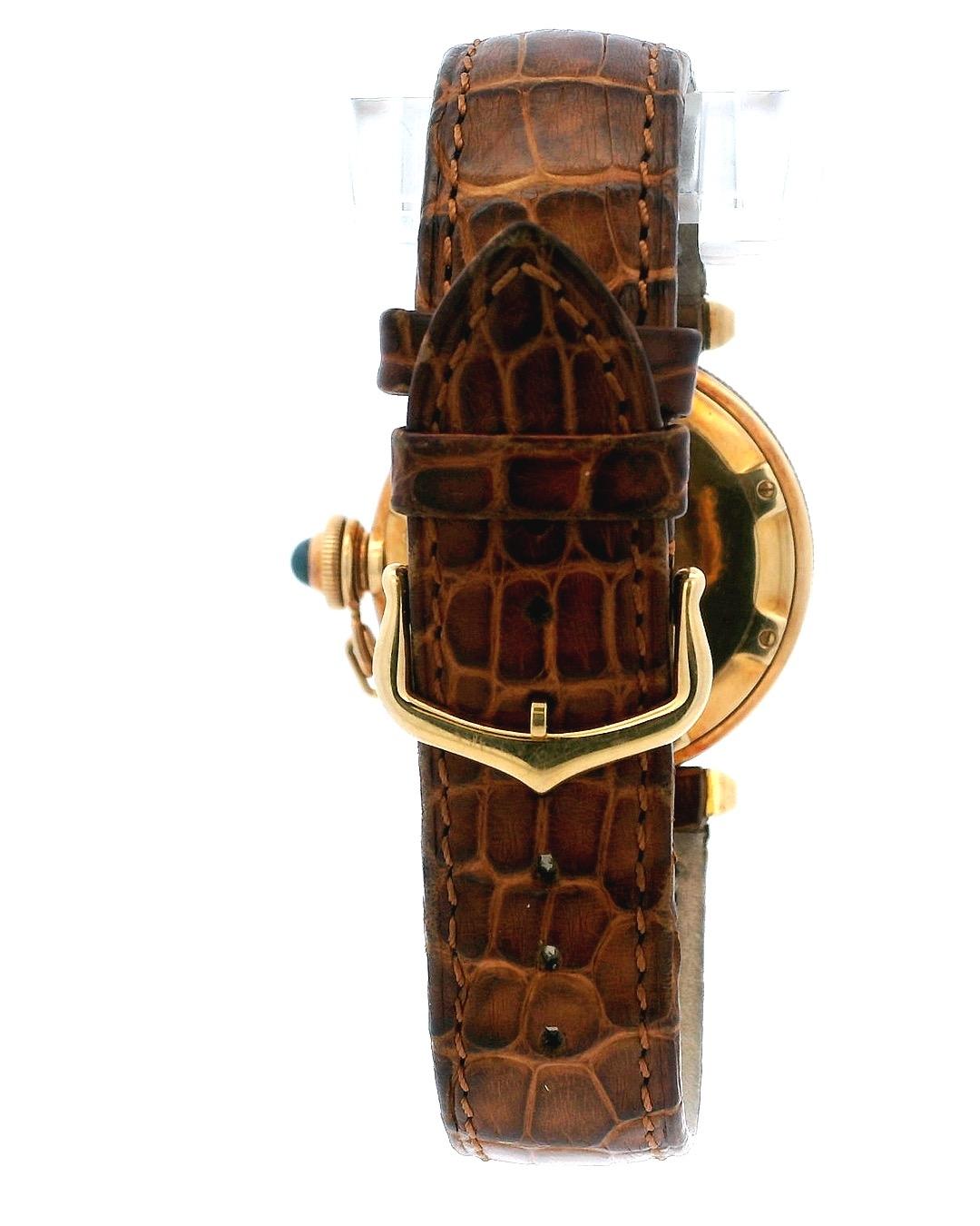 Cartier Pasha W3004856 Automatic 18k Yellow Gold W/Box & Papers