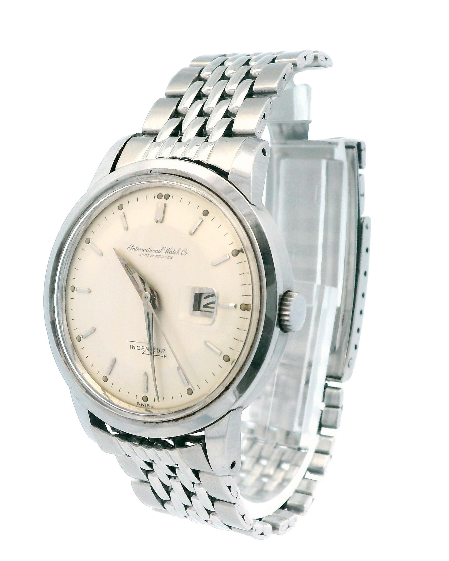 IWC Ingenieur Stainless Steel Vintage Mens Watch