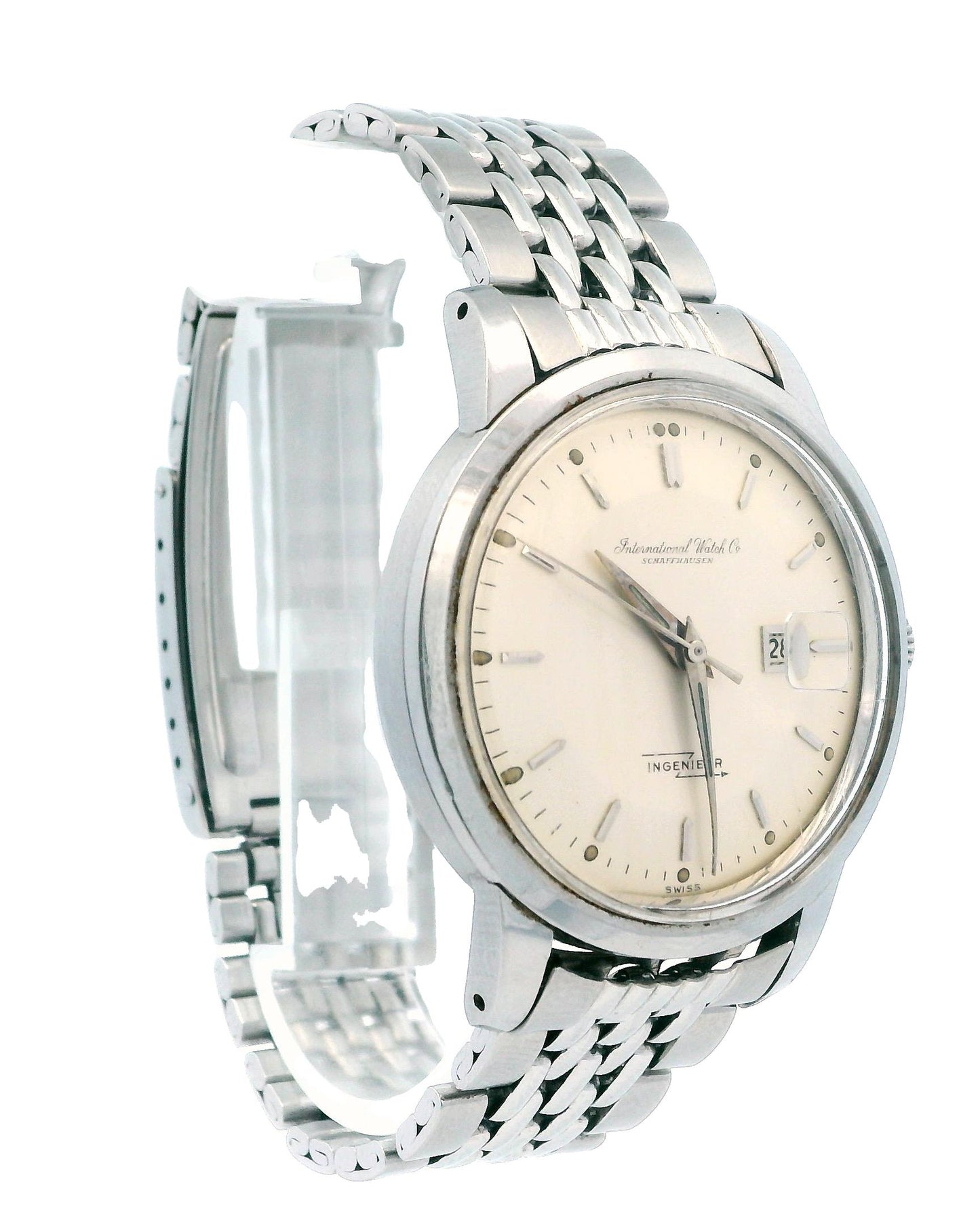 IWC Ingenieur Stainless Steel Vintage Mens Watch