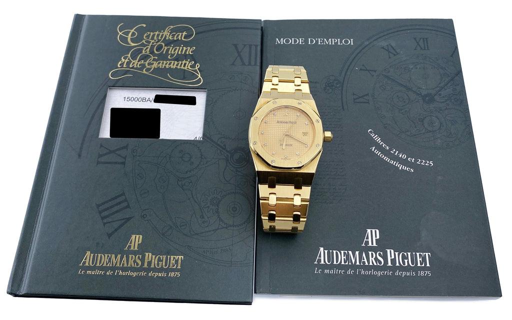 Audemars Piguet 15000BA Diamond 18K Yellow Gold