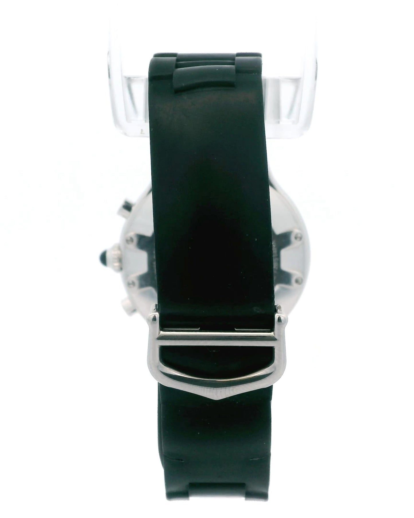 Cartier 21 Chronoscaph Stainless Steel & Rubber Watch
