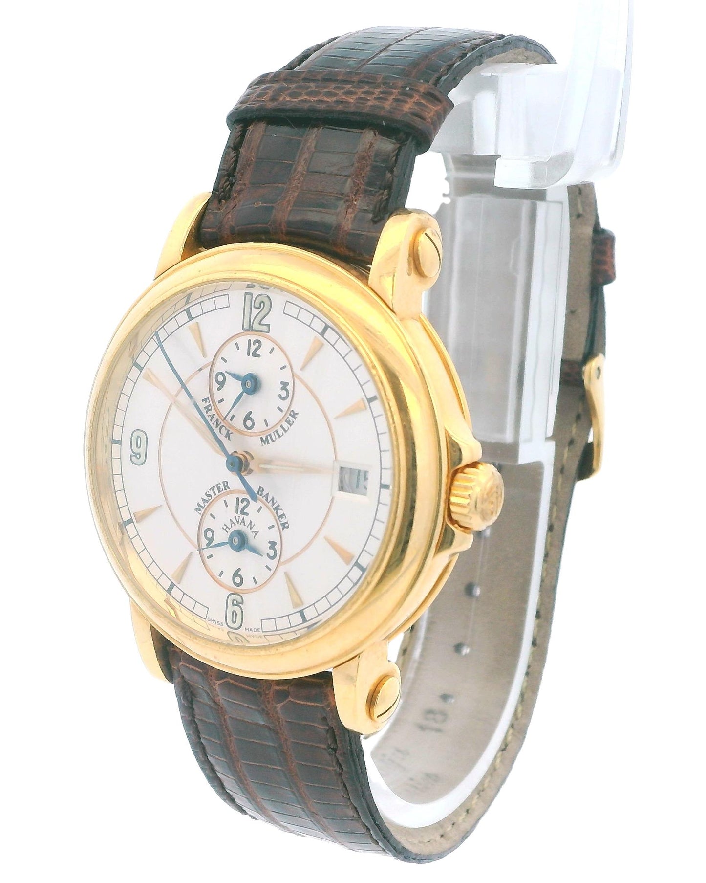 Franck Muller Master Banker 18k Yellow Gold Triple Time Zone