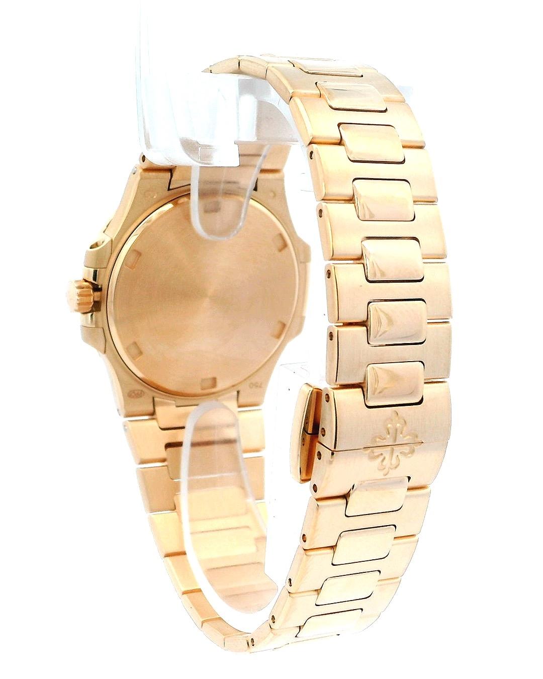 Patek Philippe Nautilus 7010/1R Tiffany&Co Taupe Dial & Diamond Bezel Watch