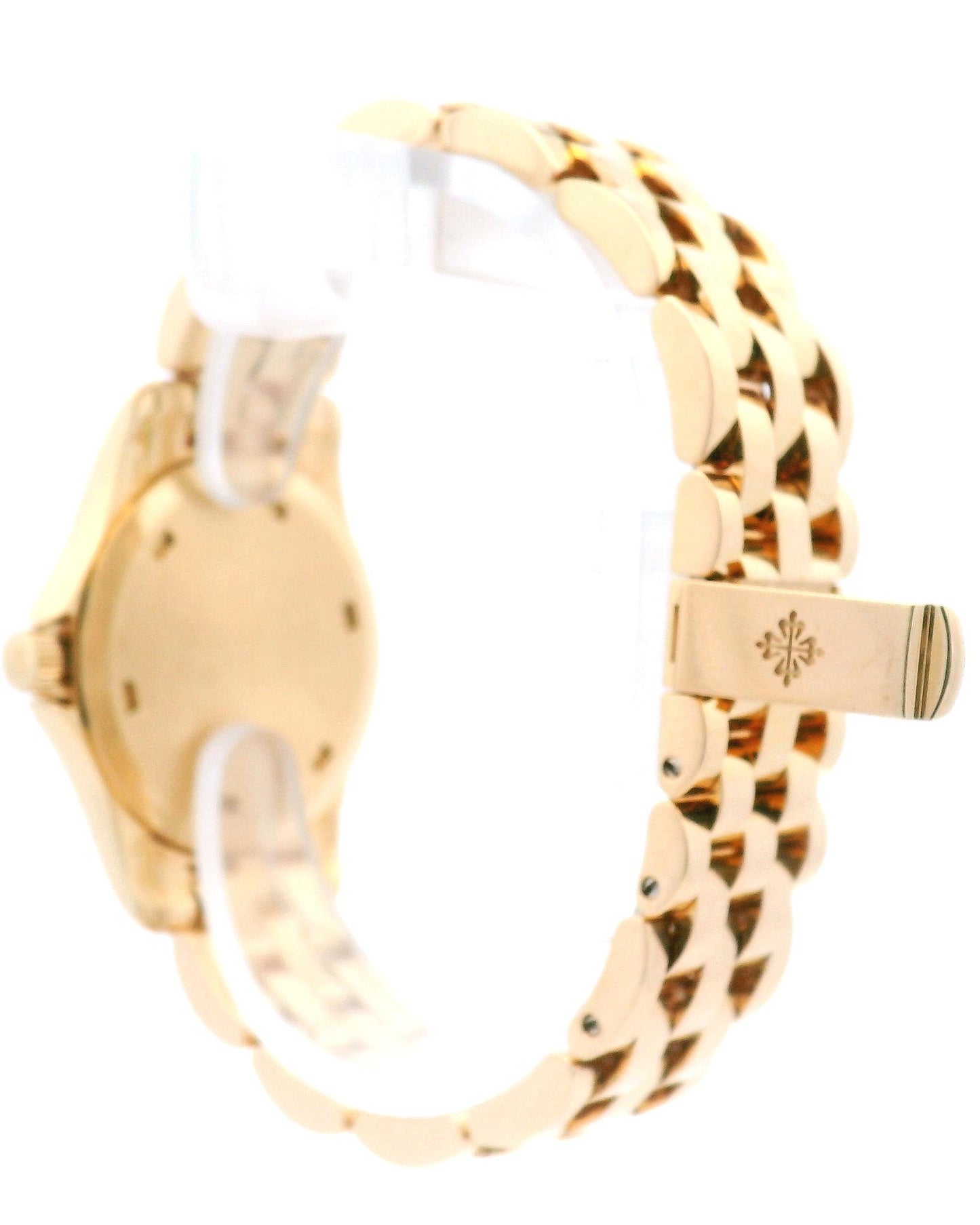 Patek Philippe Calatrava 18k Yellow Gold Diamond Ladies Watch 4906-101J