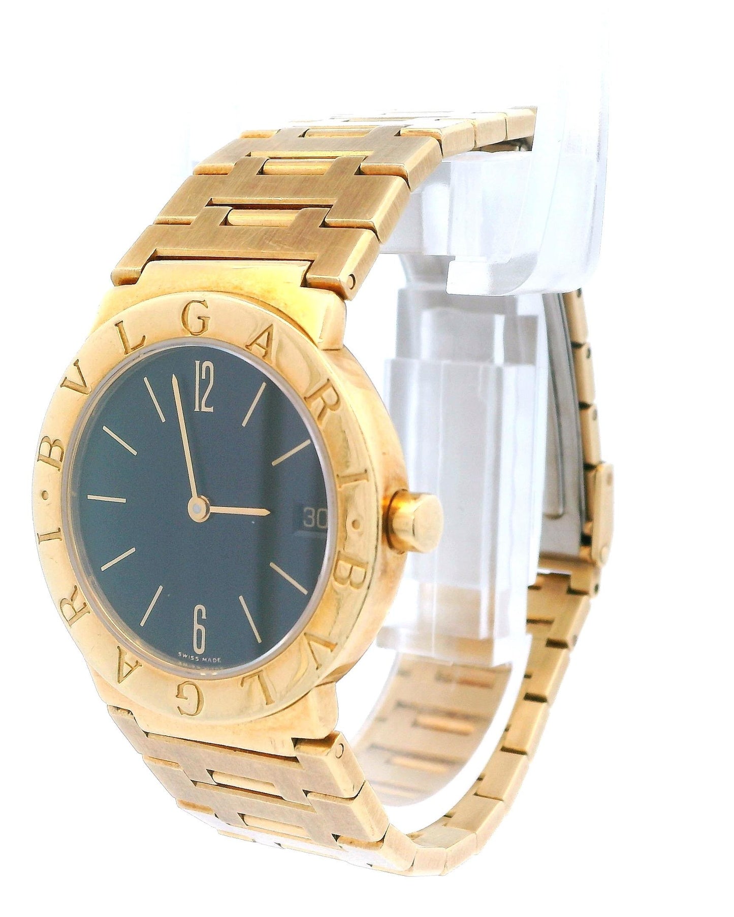 Bvlgari Diagono BB30GGD 18K Yellow Gold Ladies Watch