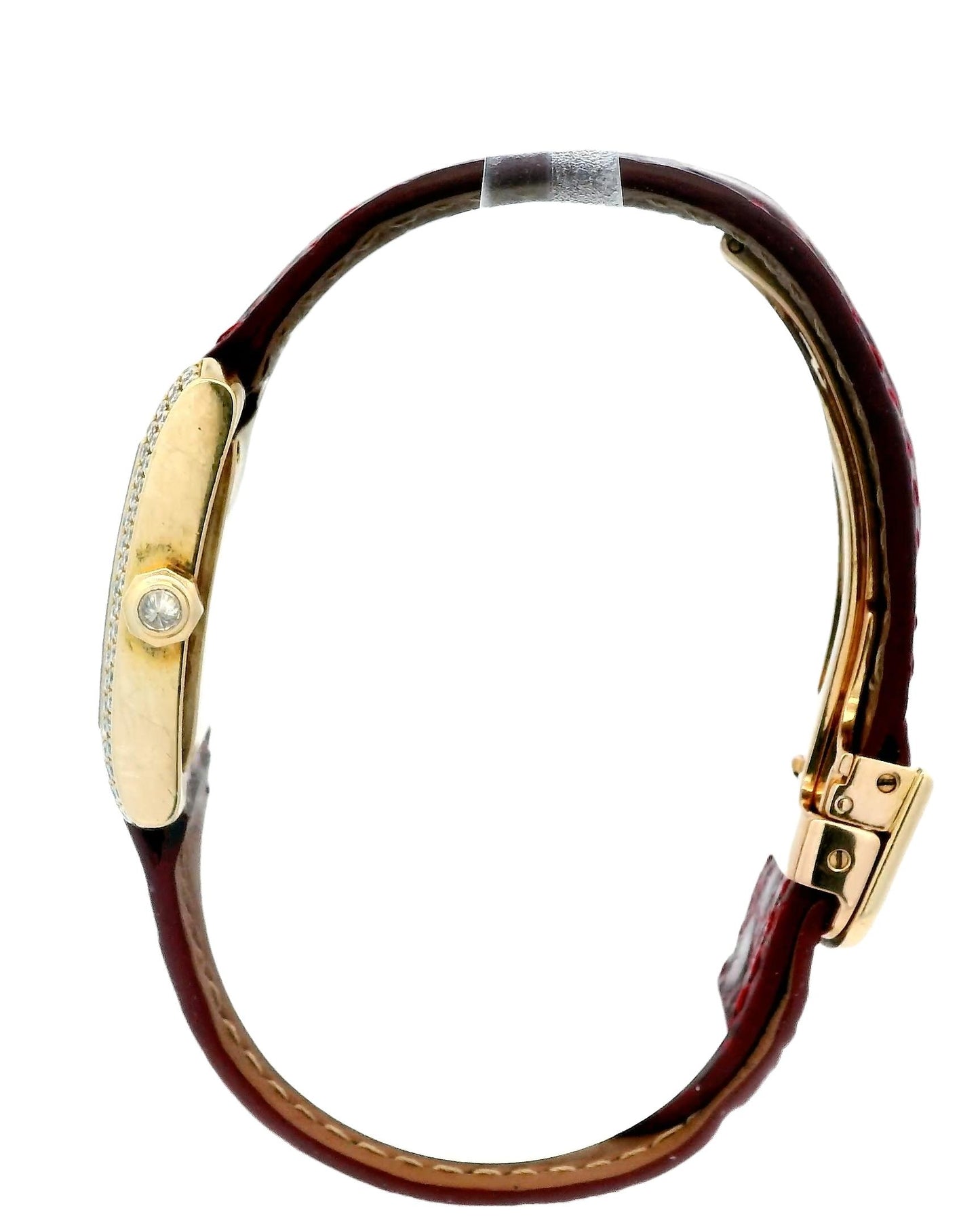 Cartier Tank Francaise WE101751 18k Yellow Gold & Diamond Bezel
