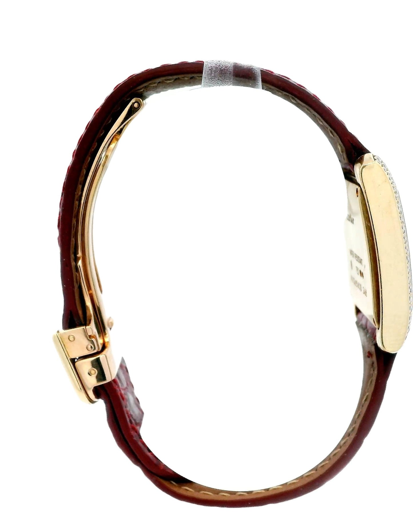 Cartier Tank Francaise WE101751 18k Yellow Gold & Diamond Bezel