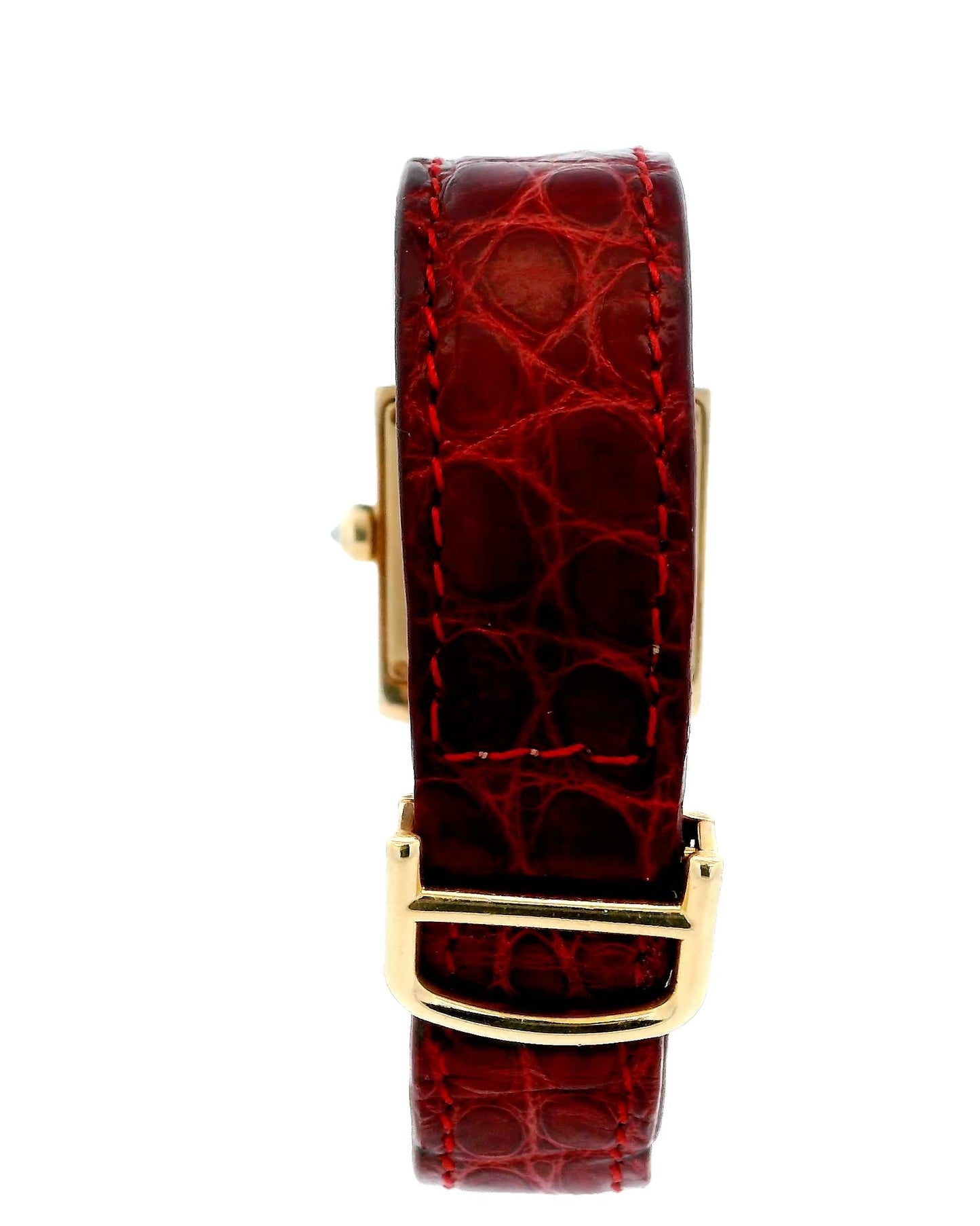 Cartier Tank Francaise WE101751 18k Yellow Gold & Diamond Bezel