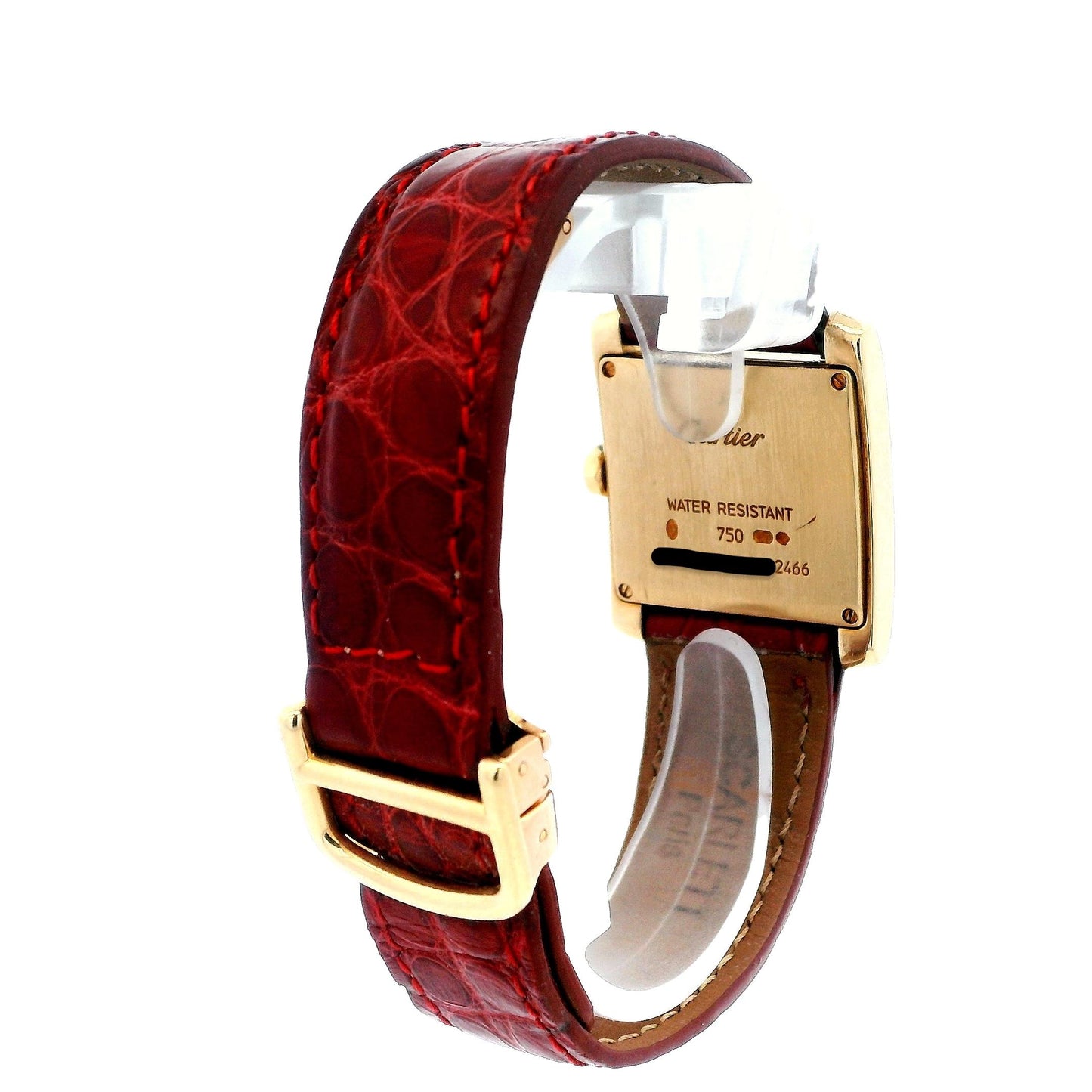 Cartier Tank Francaise WE101751 18k Yellow Gold & Diamond Bezel