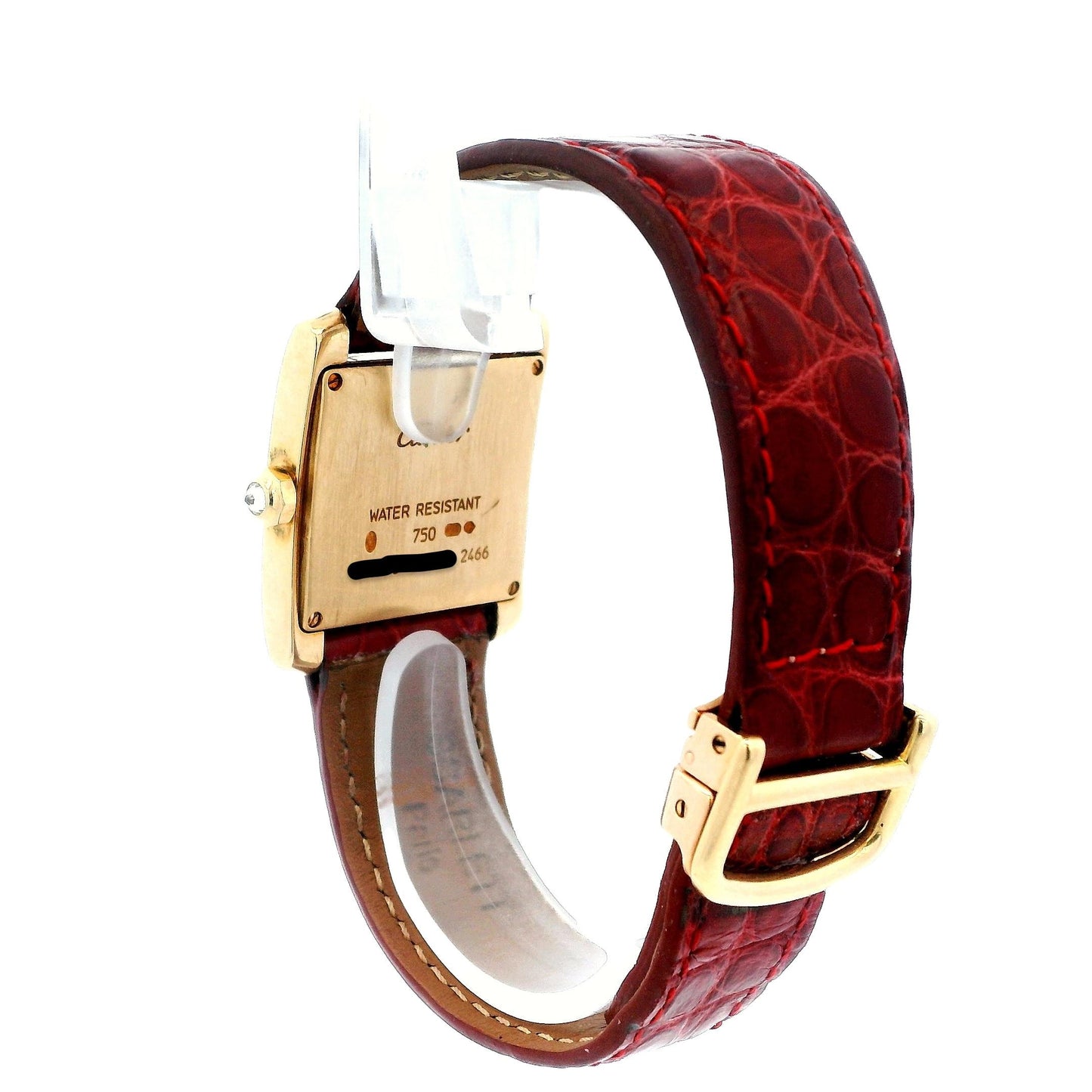 Cartier Tank Francaise WE101751 18k Yellow Gold & Diamond Bezel