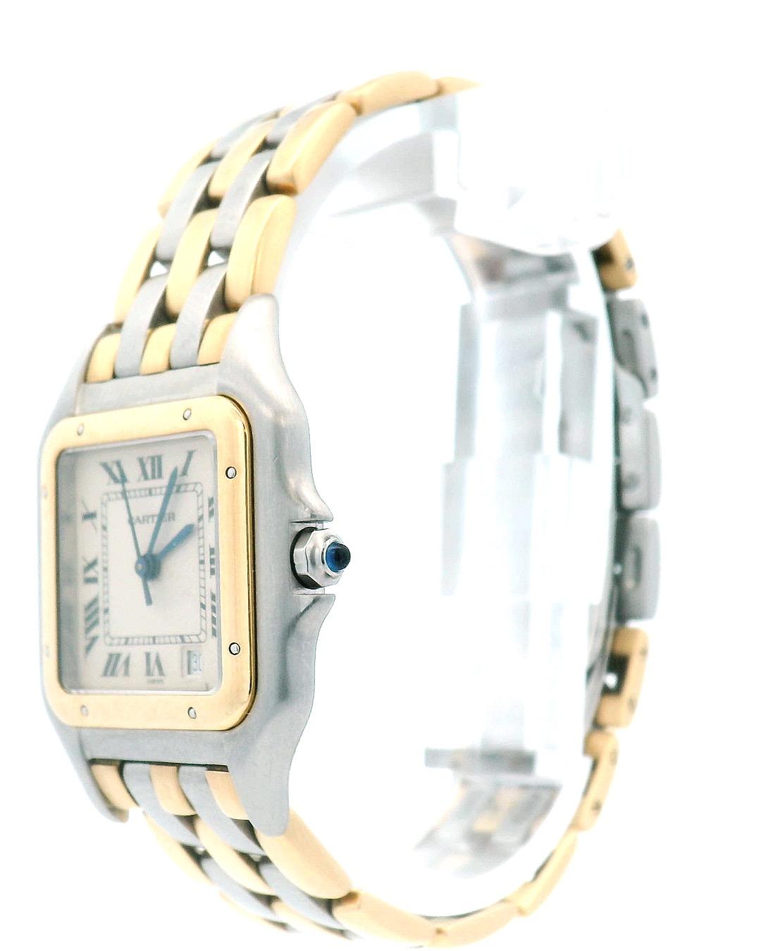 Cartier Panthere Midsize Three-Row Two-Tone Watch(Pre-Owned)