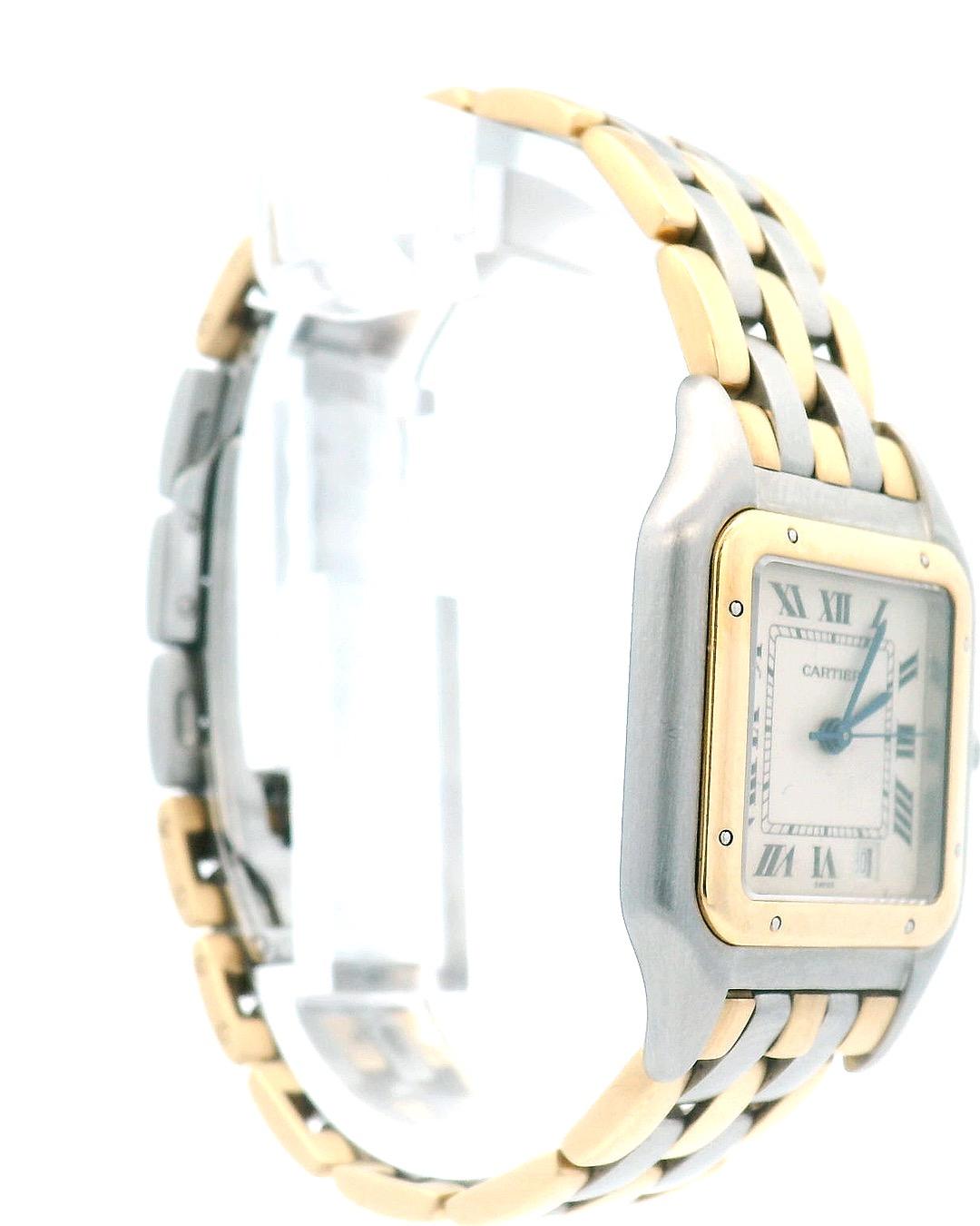Cartier Panthere Midsize Three-Row Two-Tone Watch(Pre-Owned)