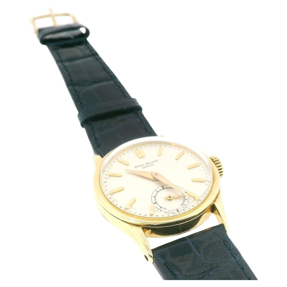 Patek Philippe Calatrava 96 18K Yellow Gold Vintage Watch W/Archives-1948