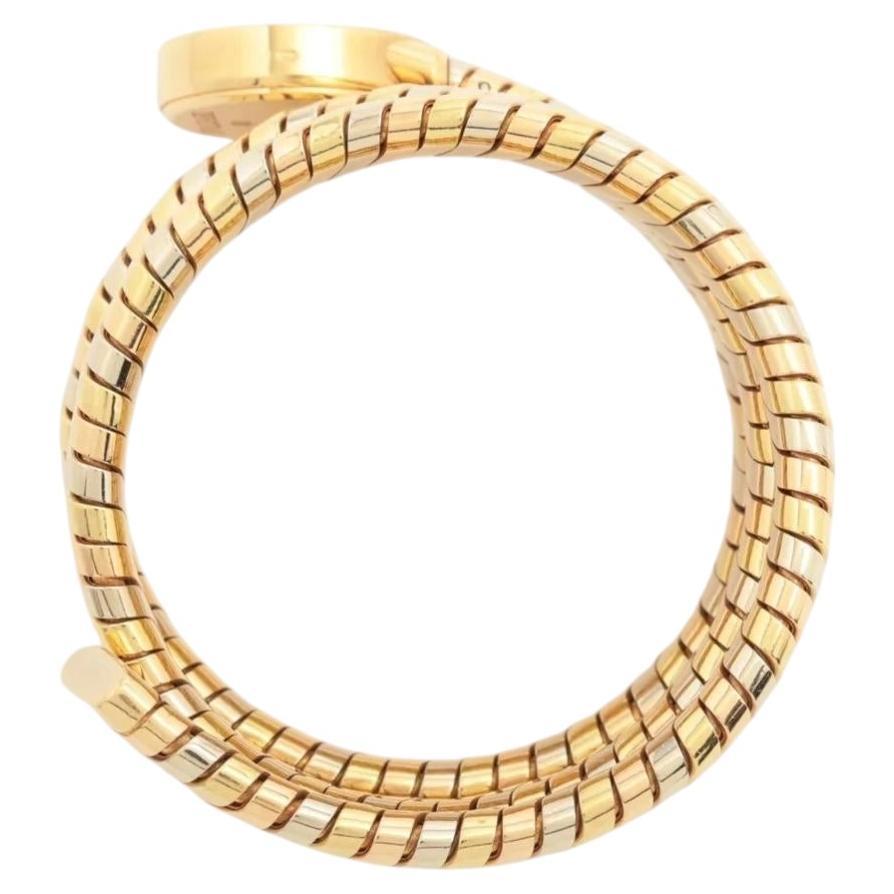 Bvlgari Tubogas BB191T Serpenti 18K Yellow, White & Rose Gold Ladies Watch