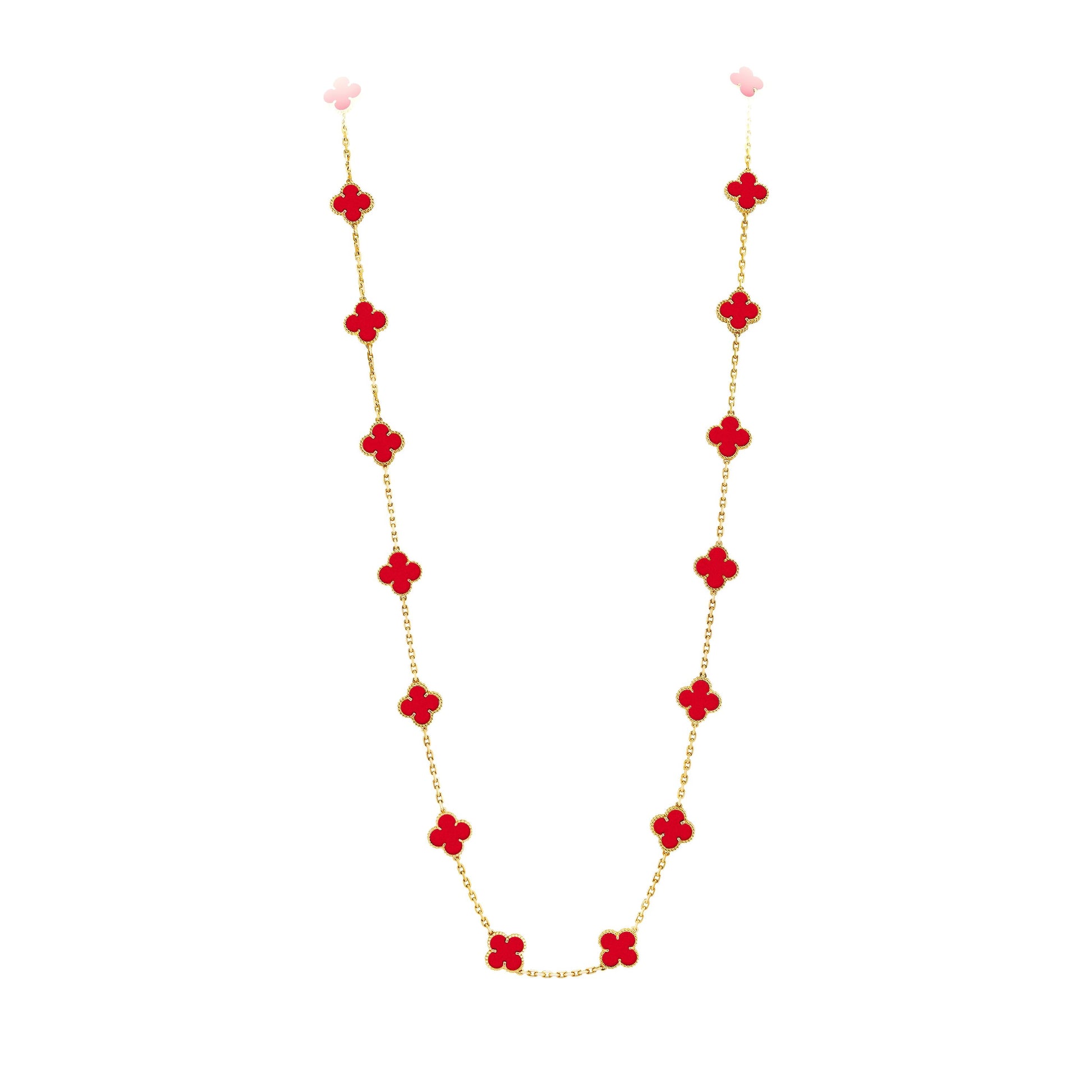 Van Cleef & Arpels Vintage Alhambra long necklace, 20 motifs