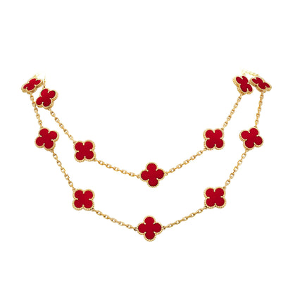 Van Cleef & Arpels Vintage Alhambra long necklace, 20 motifs