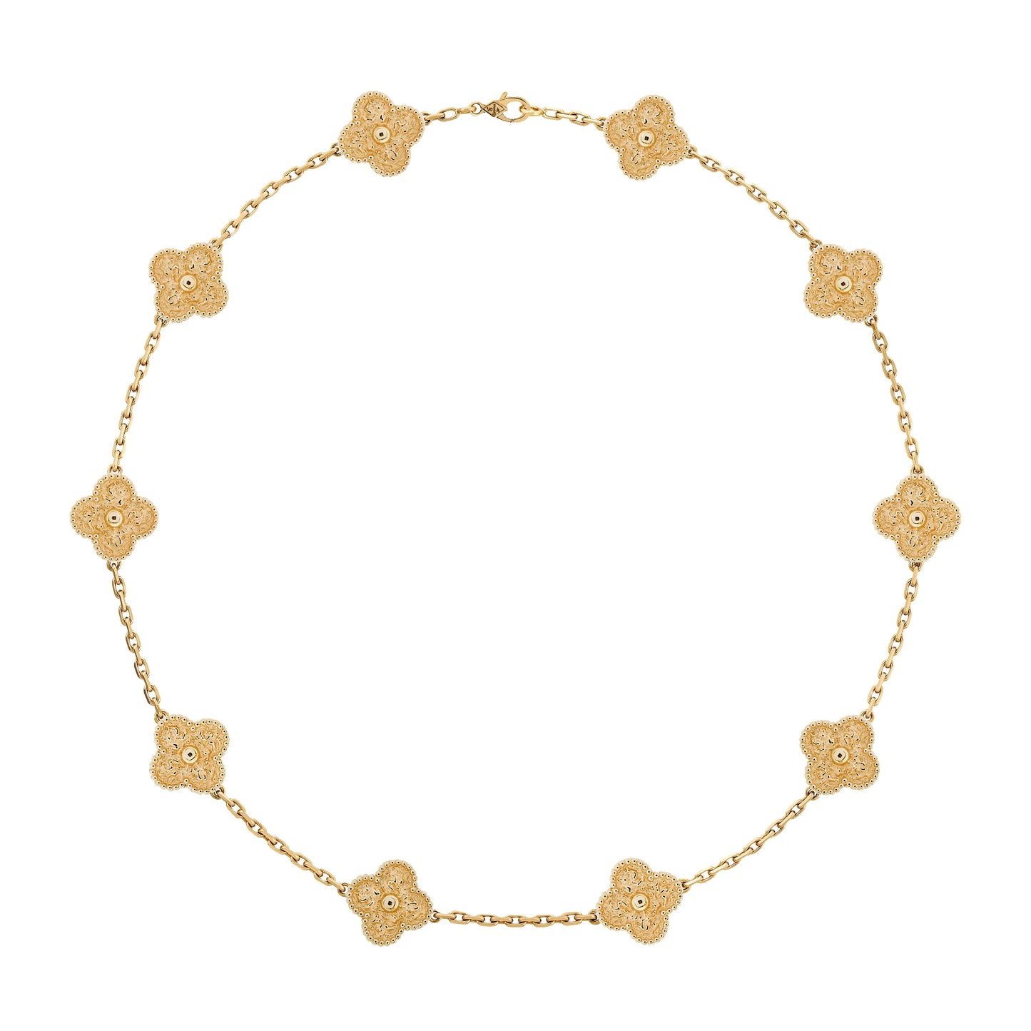 Van Cleef & Arpels Vintage Alhambra necklace, 10 motifs Necklace
