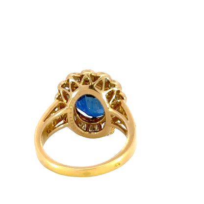 Van Cleef & Arpels Burma Sapphire 6.23 Ct Ring W/Certificates