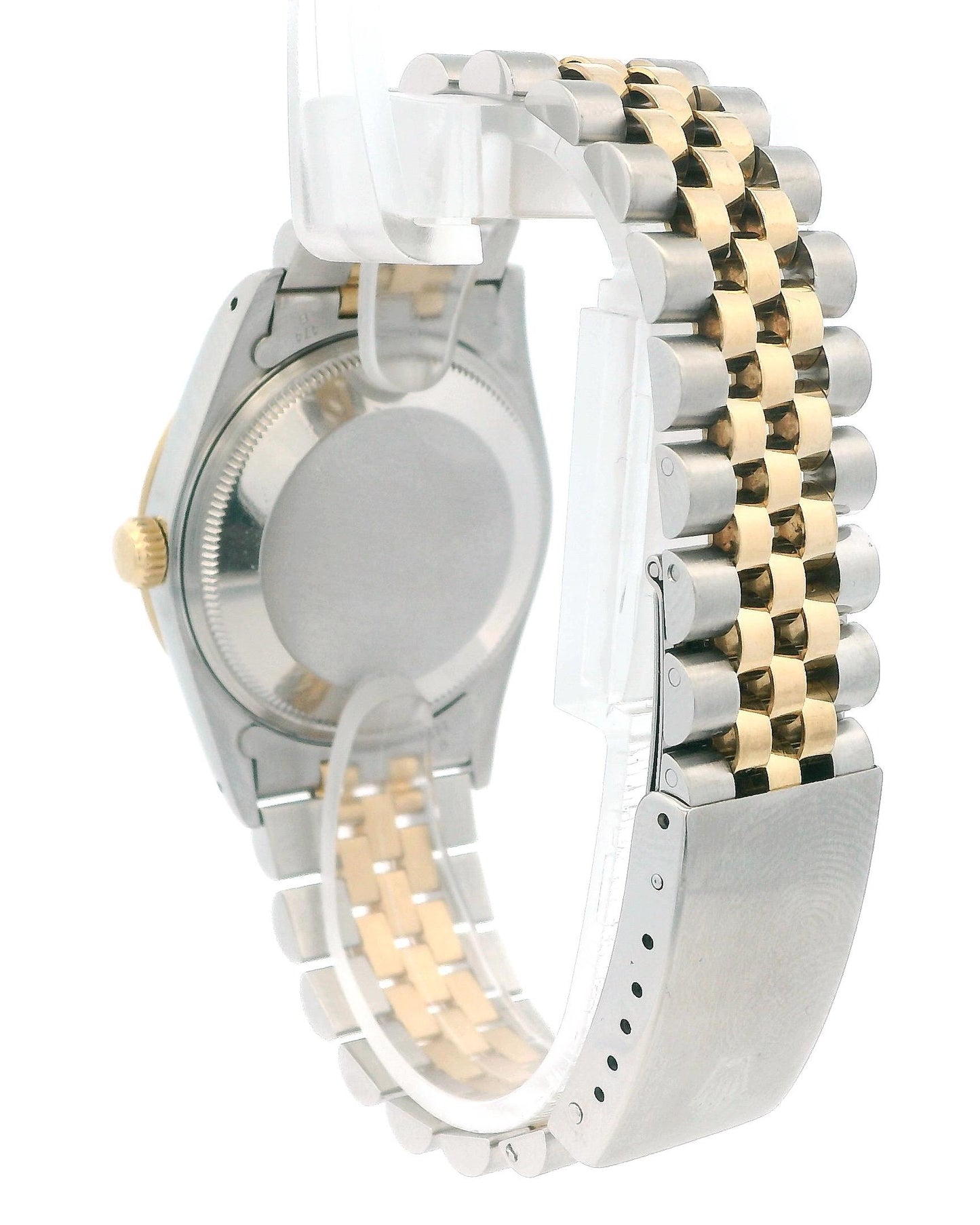 Rolex Date 15223 18K Yellow Gold & Stainless Steel Jubilee Bracelet Watch.