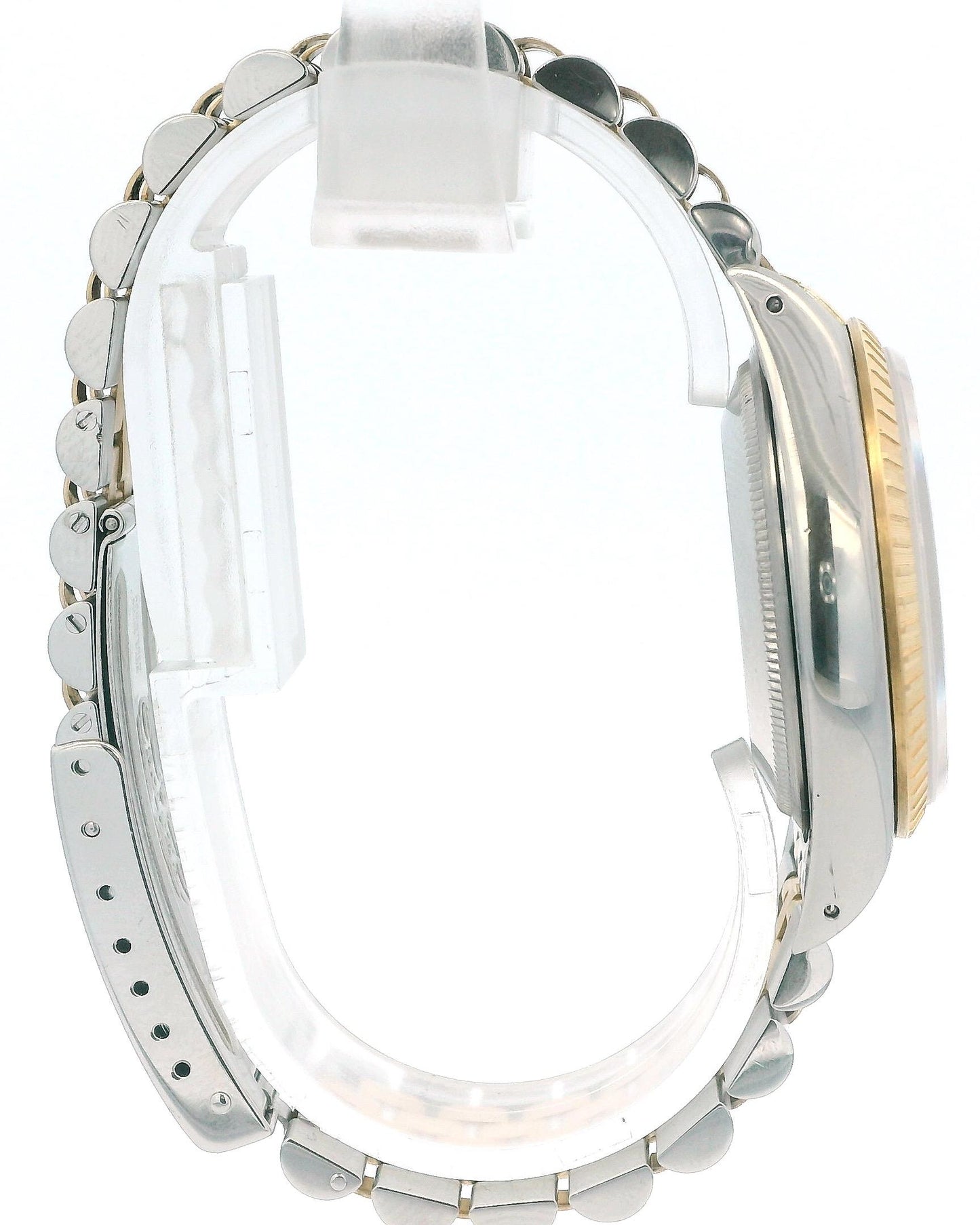 Rolex Date 15223 18K Yellow Gold & Stainless Steel Jubilee Bracelet Watch.