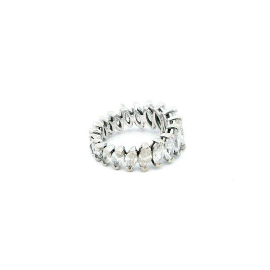 Marquise Diamond on a Platinum Setting Ring