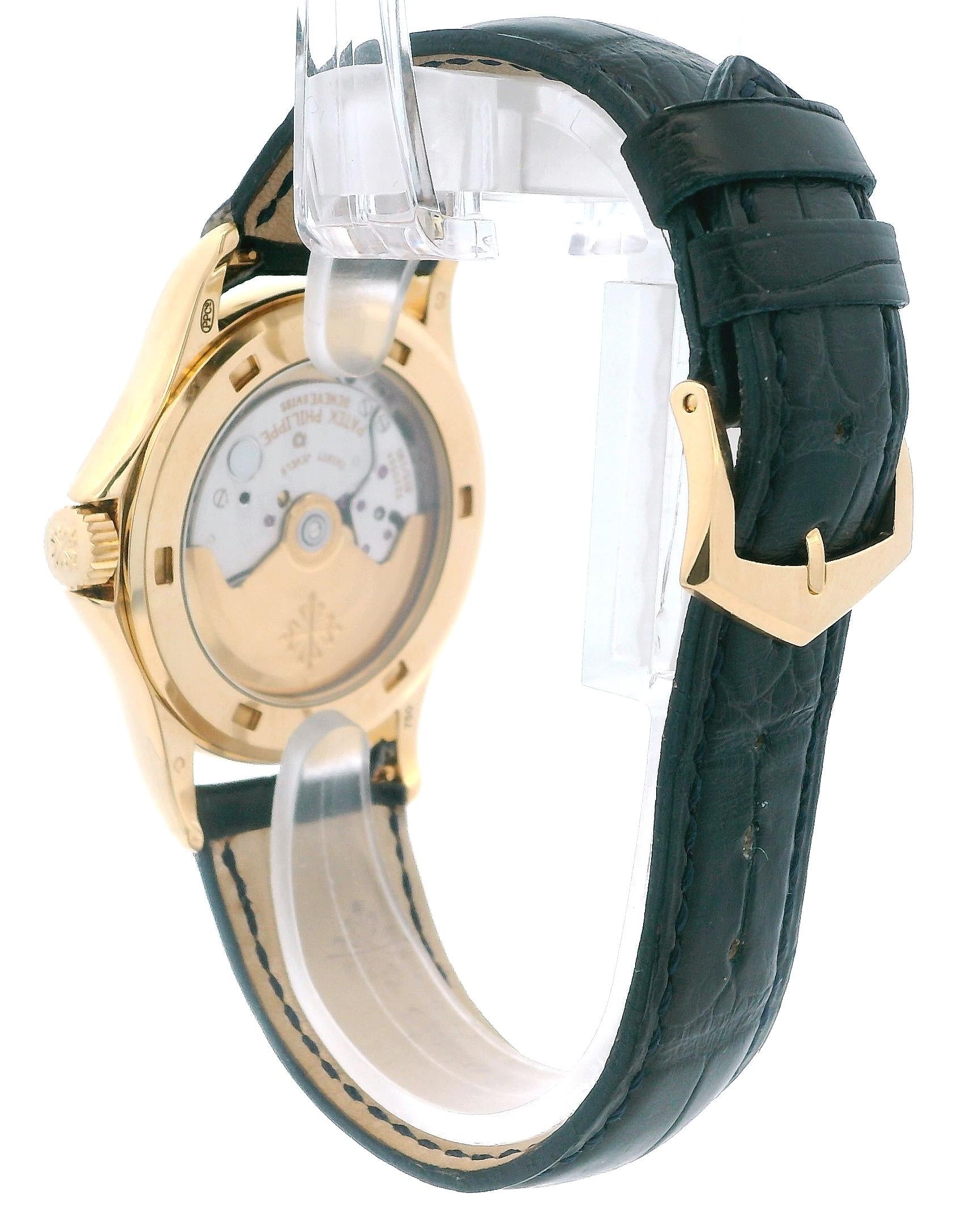 Patek Philippe 5107J Calatrava 18K Yellow Gold Ivory Dial Mens Watch