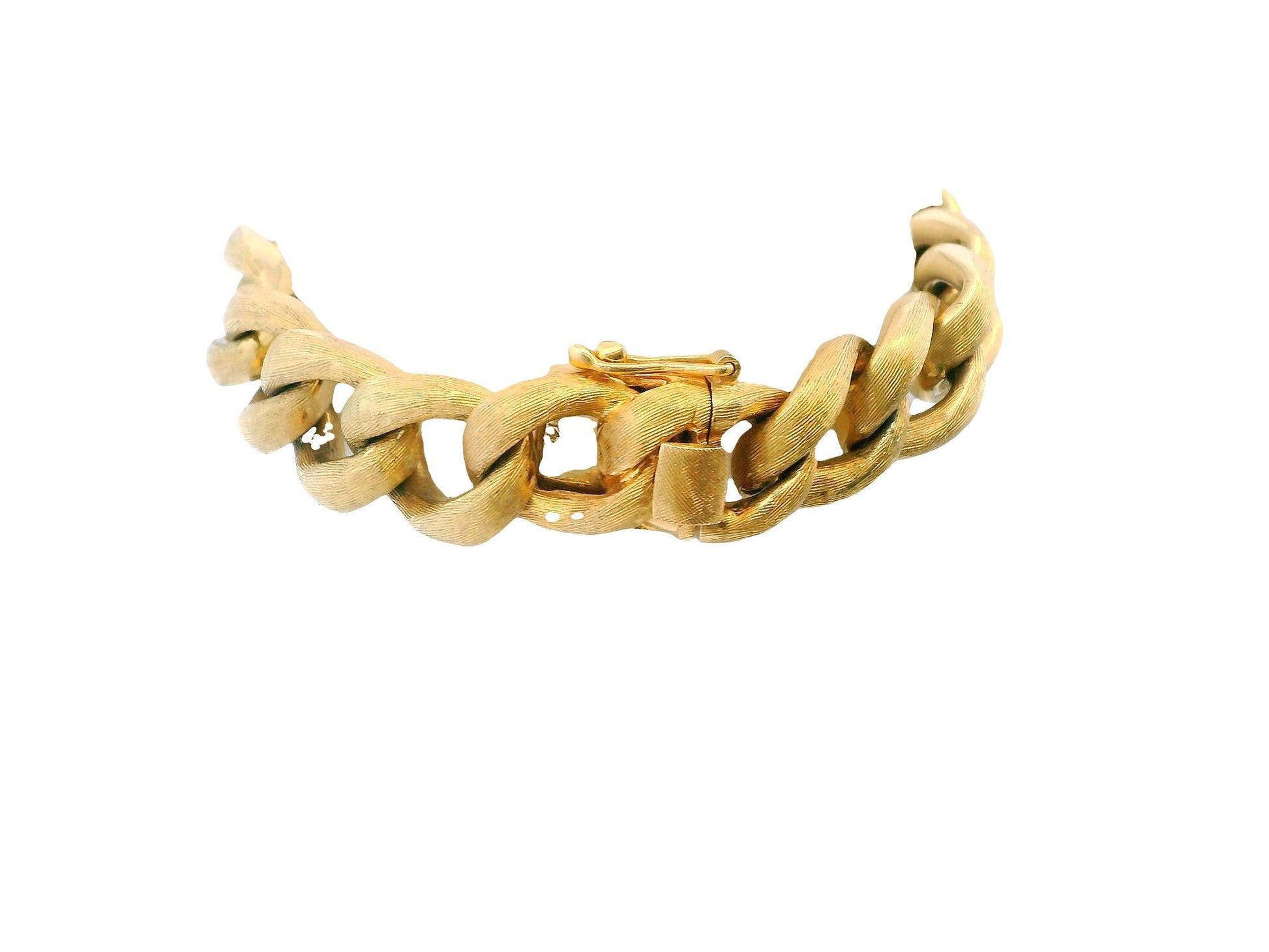 Elegance Interlocking 14K Yellow Gold Jewelry Set: Necklace & Bracelet