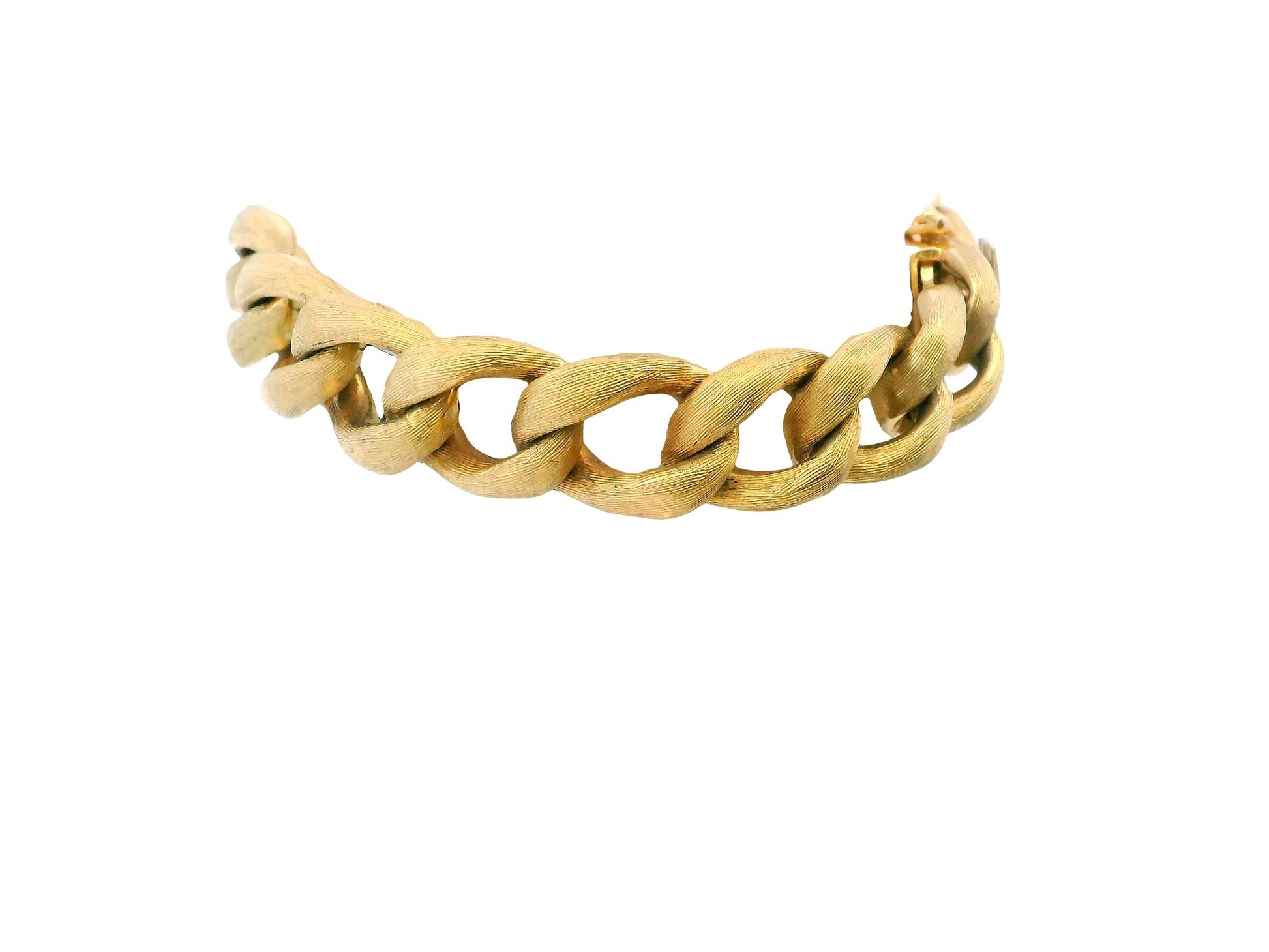 Elegance Interlocking 14K Yellow Gold Jewelry Set: Necklace & Bracelet