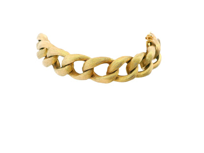 Elegance Interlocking 14K Yellow Gold Jewelry Set: Necklace & Bracelet