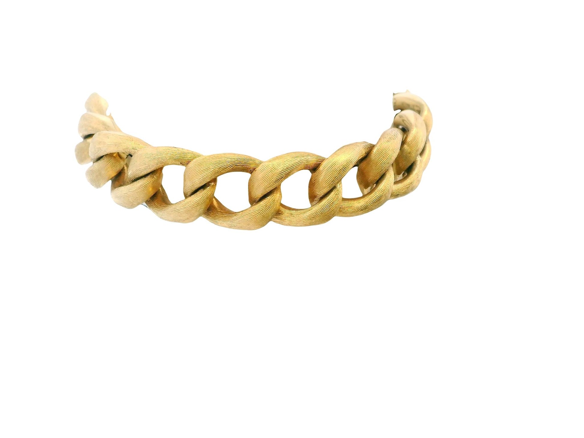 Elegance Interlocking 14K Yellow Gold Jewelry Set: Necklace & Bracelet