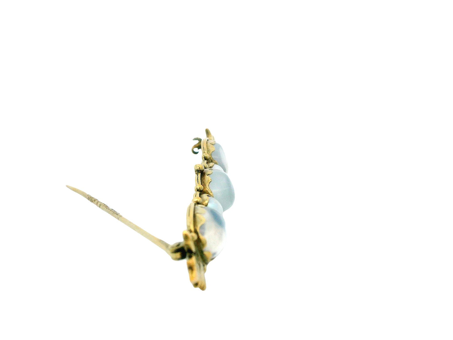 Margaret Rogers Arts & Crafts Movement Brooch Moonstones & Pearls