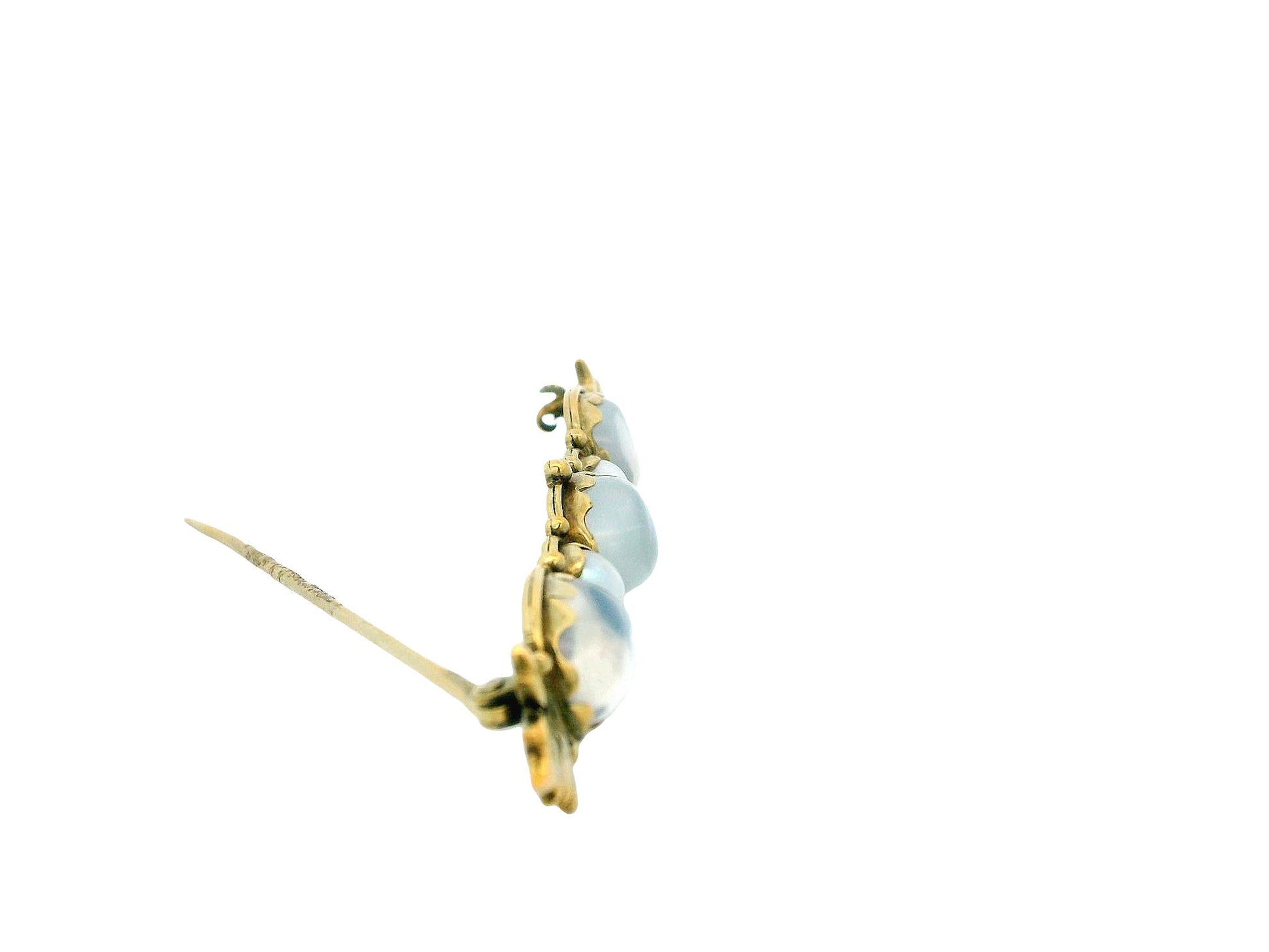 Margaret Rogers Arts & Crafts Movement Brooch Moonstones & Pearls