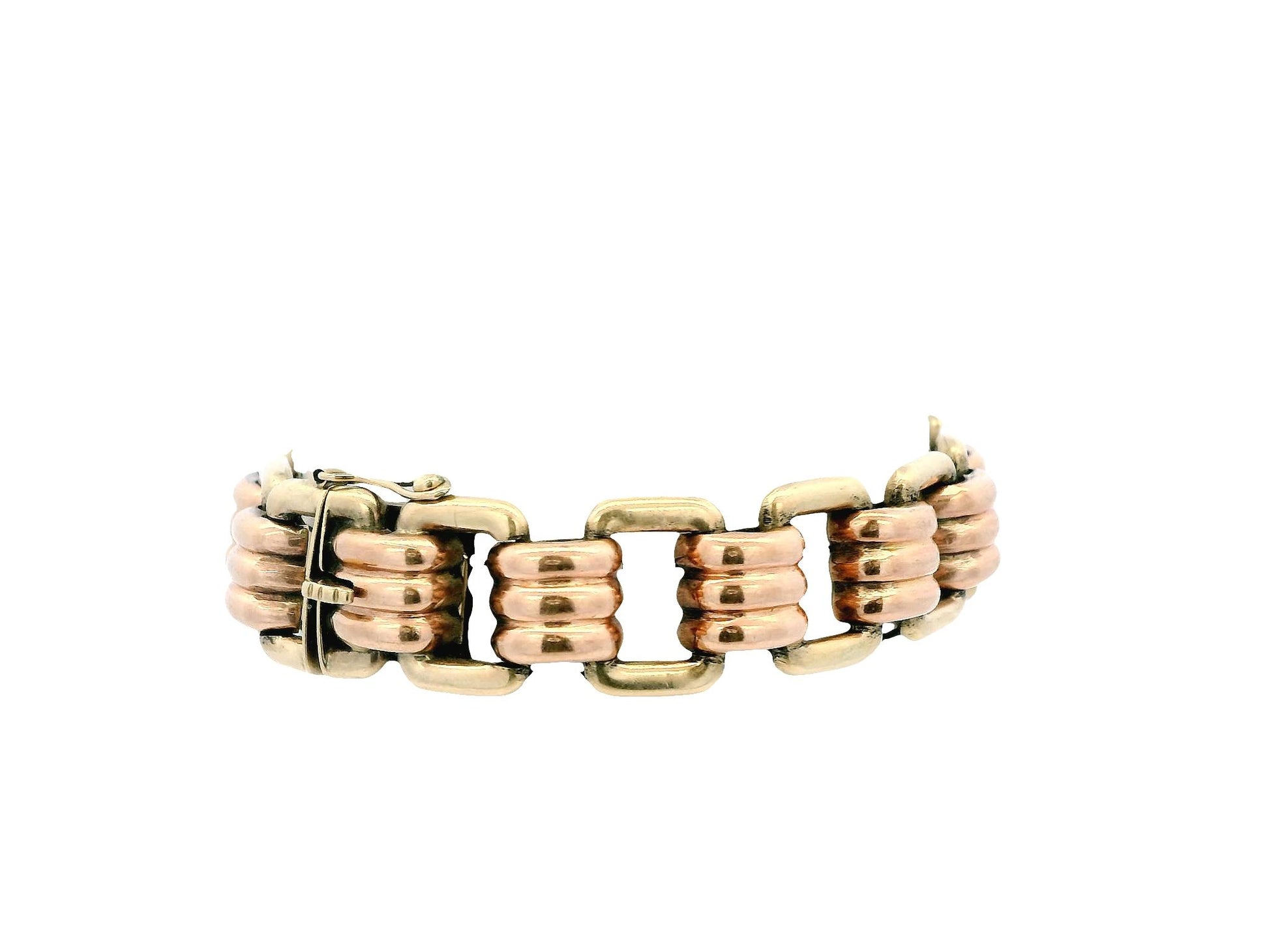 9K Yellow & Rose S&P Retro Bracelet