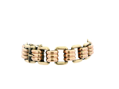 9K Yellow & Rose S&P Retro Bracelet