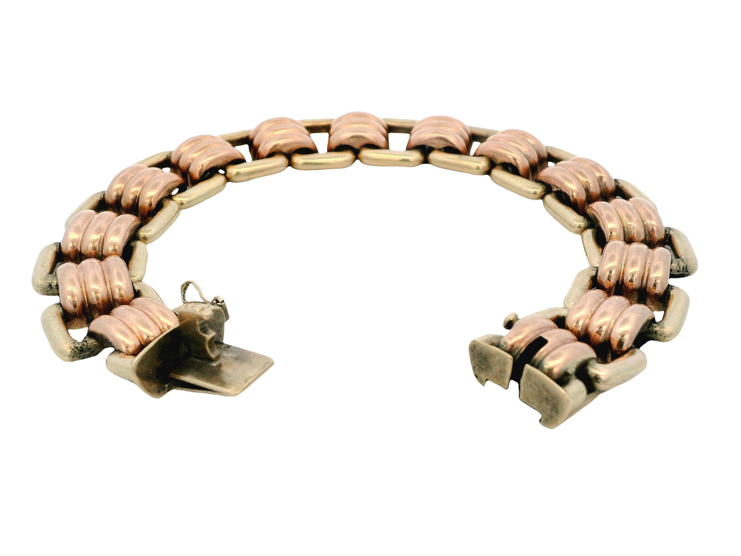 9K Yellow & Rose S&P Retro Bracelet