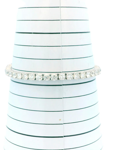 18K White Gold 12Ct Diamond Bracelet