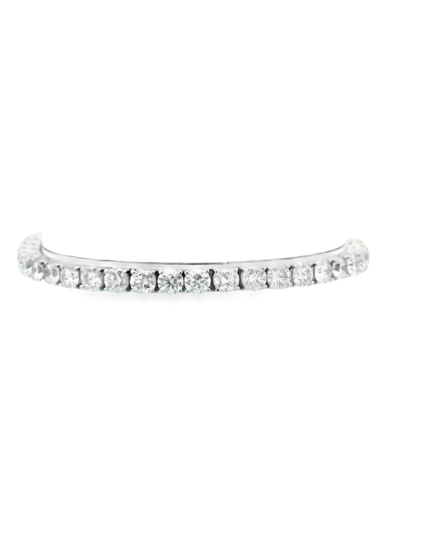 18K White Gold 12Ct Diamond Bracelet