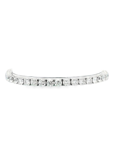 18K White Gold 12Ct Diamond Bracelet