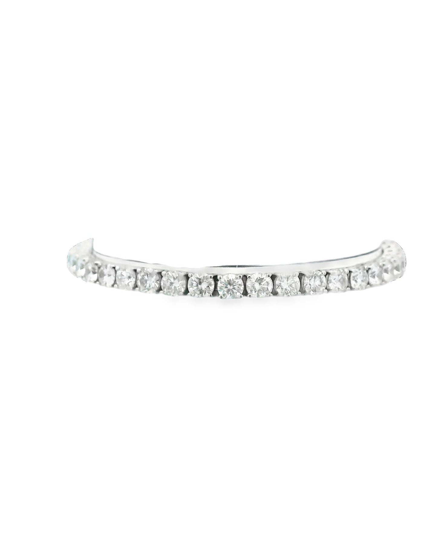 18K White Gold 12Ct Diamond Bracelet
