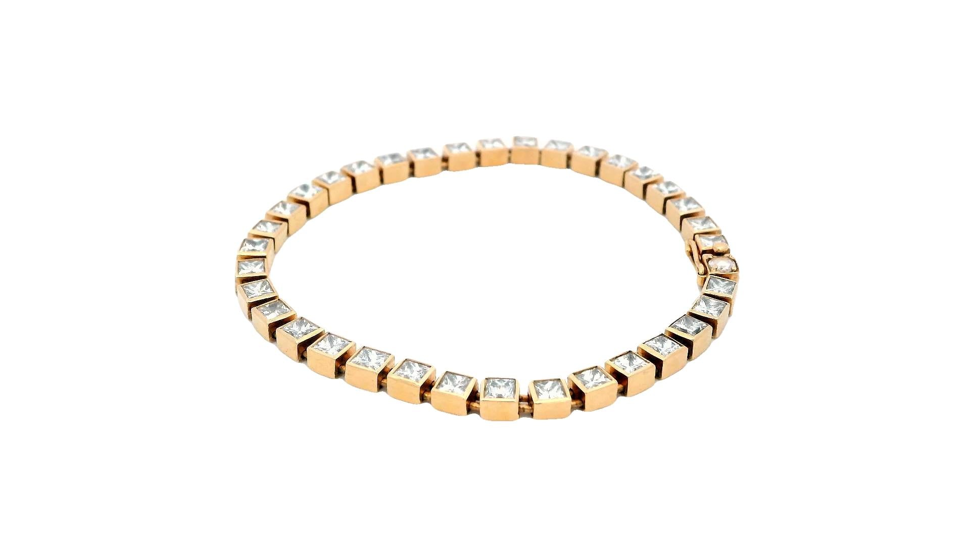 Tiffany & Co. 18K Rose Gold & Diamonds Bracelet