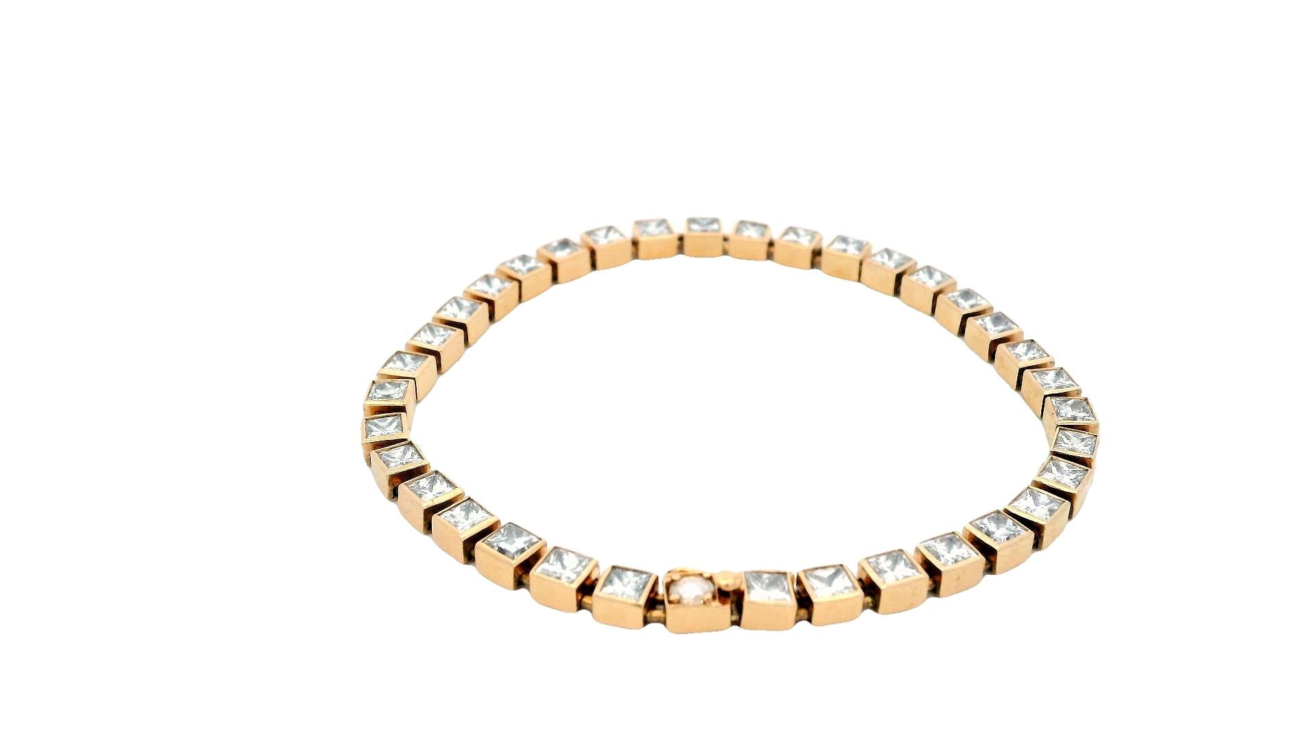 Tiffany & Co. 18K Rose Gold & Diamonds Bracelet