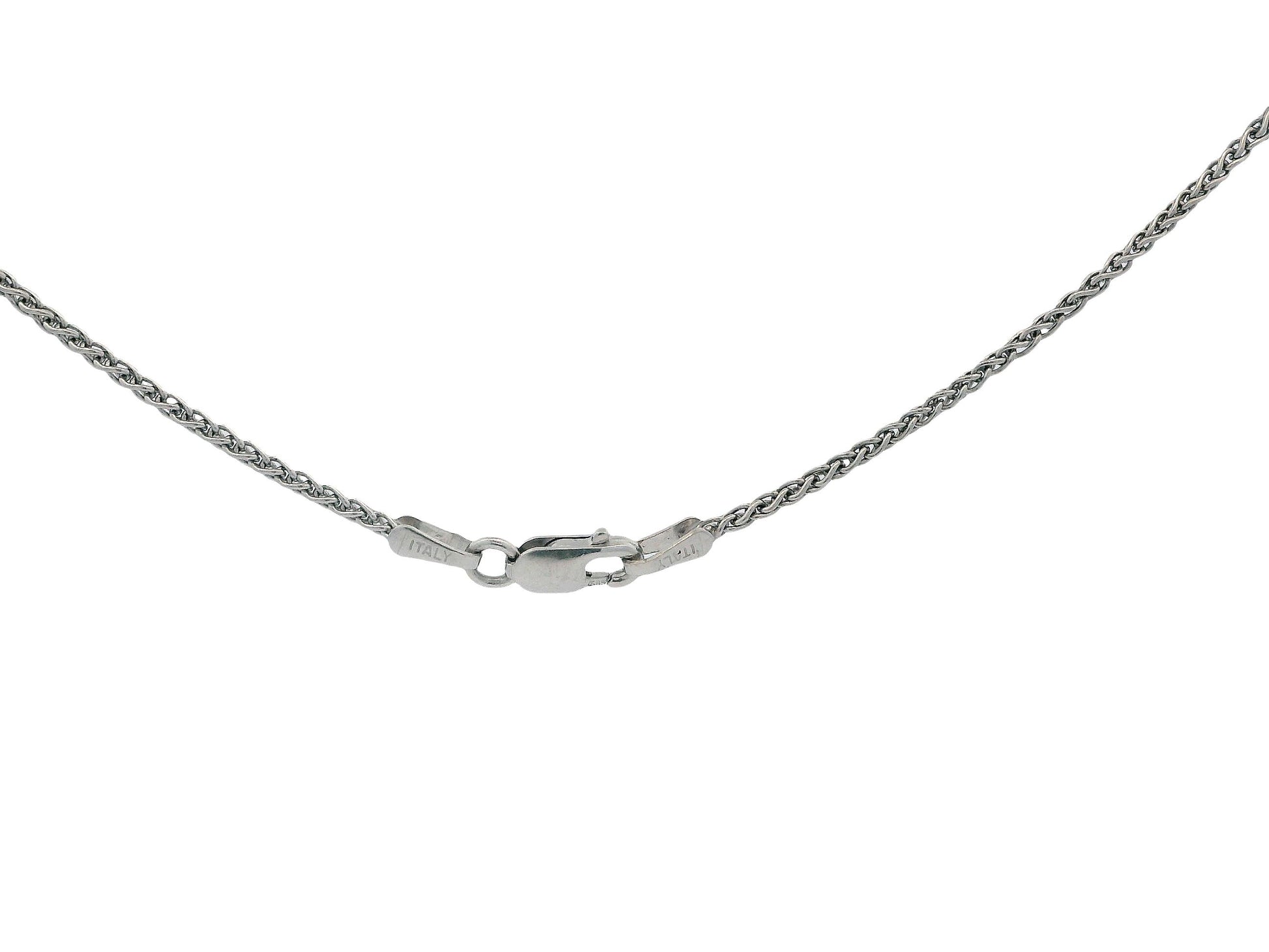 Pave Pearl Drop Pendant Necklace in 18k and 14k White Gold