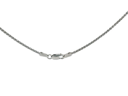 Pave Pearl Drop Pendant Necklace in 18k and 14k White Gold