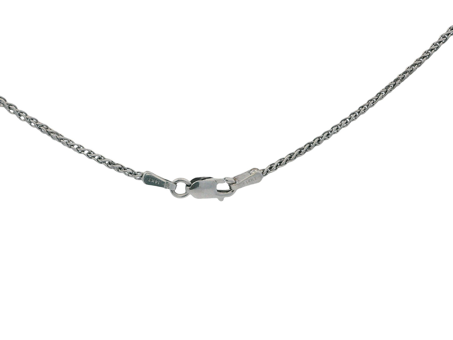 Pave Pearl Drop Pendant Necklace in 18k and 14k White Gold