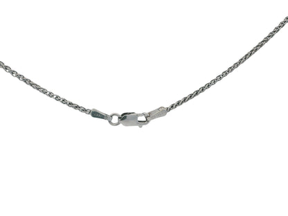 Pave Pearl Drop Pendant Necklace in 18k and 14k White Gold